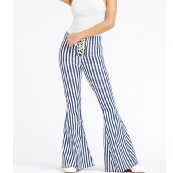 Show Me Your Mumu Berkeley Tie Up Bells Nautical new! - Picture 4 of 13